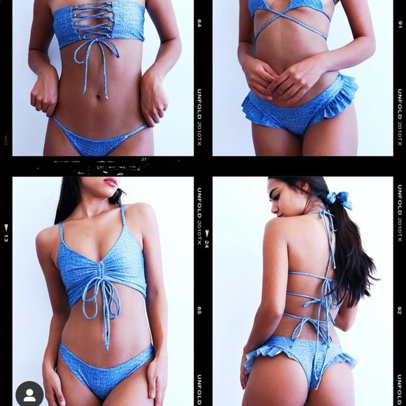 Lali and Layla denim bikini - Picture 2 of 2